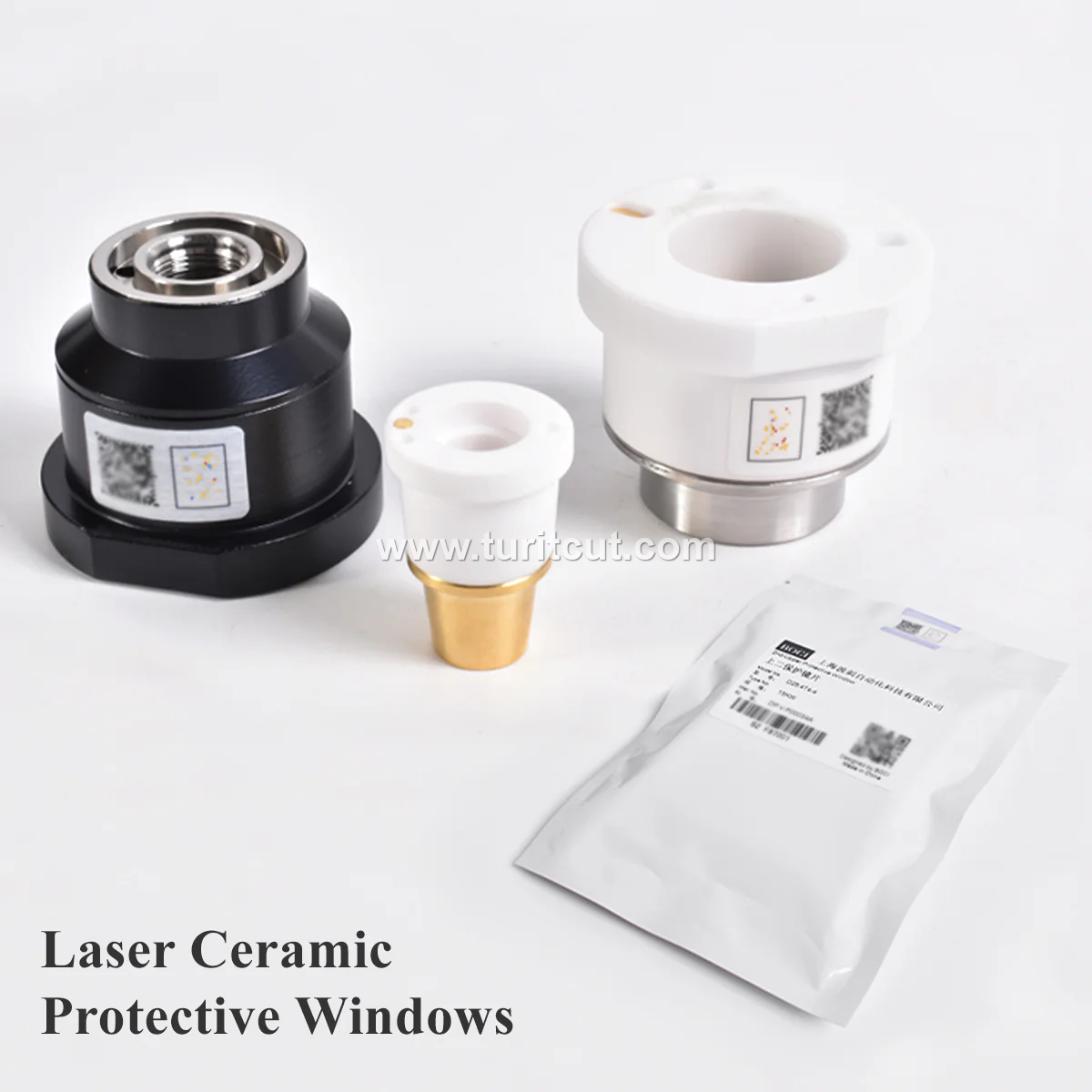 BOCI Original Laser Ceramic Nozzle Protective Windows Laser Sensor Connector Part for 1064nm Laser Cutting Head