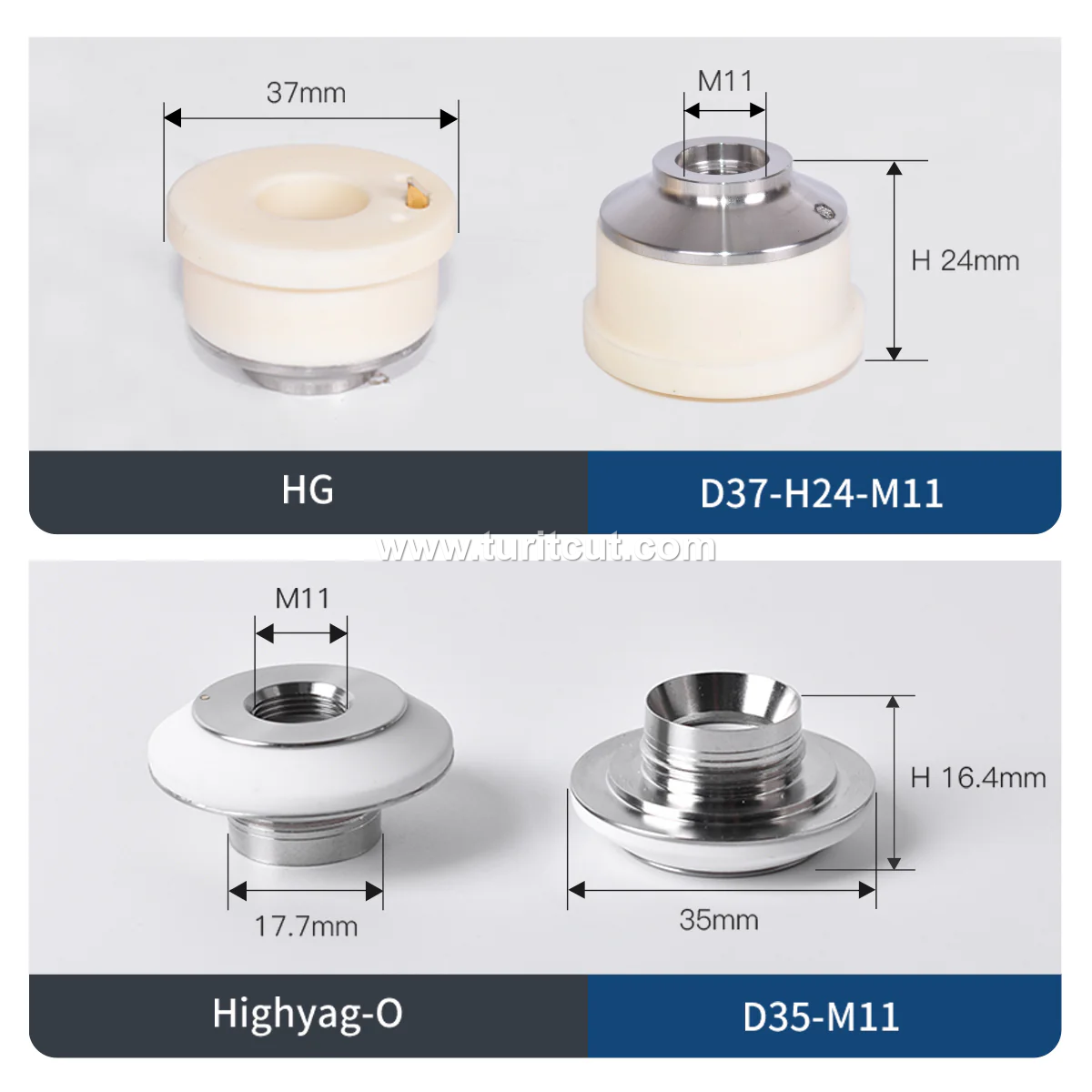 Laser Ceramic Ring IPG Highyag HAN-3D HG for Fiber Laser Head