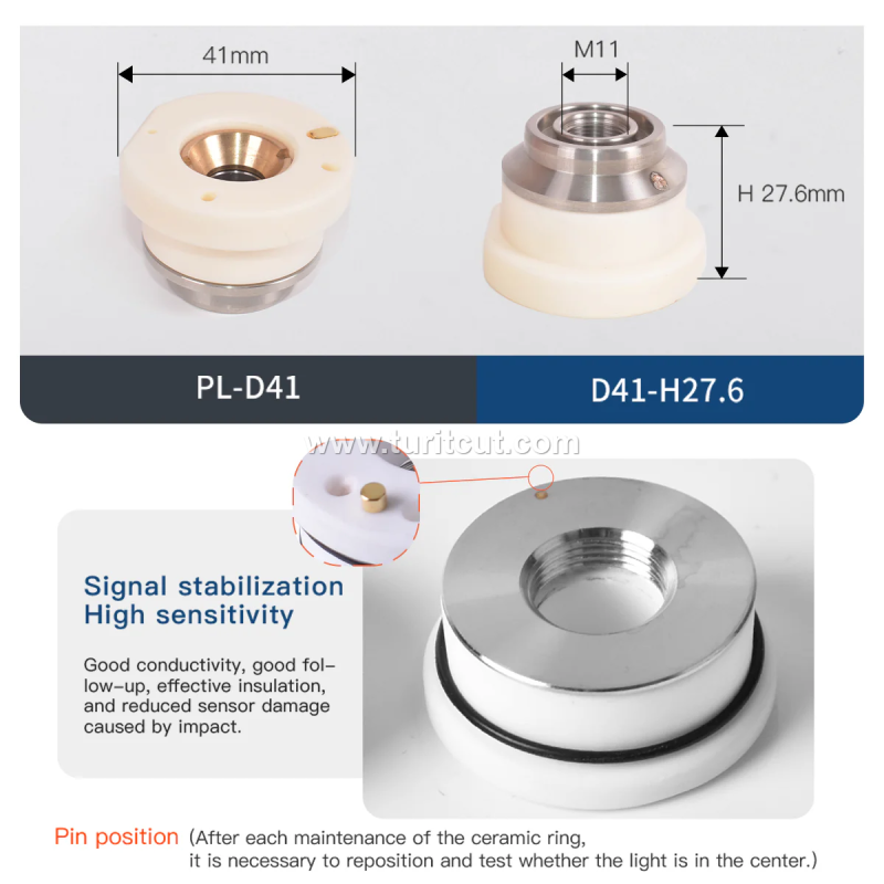 Laser Ceramic For Cutting Head Nozzle Connection Rings Parts