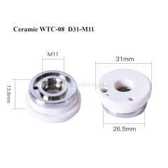 Original Laser Ceramic Ring WTC-08 D31-M11 Nozzles Holder 28mm Cutting Nozzle