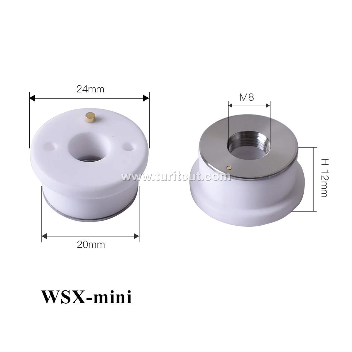 ND18 Nozzles Holder WTC08 Laser Ceramic Ring O.D.31mm WSX WTC04 Sensor