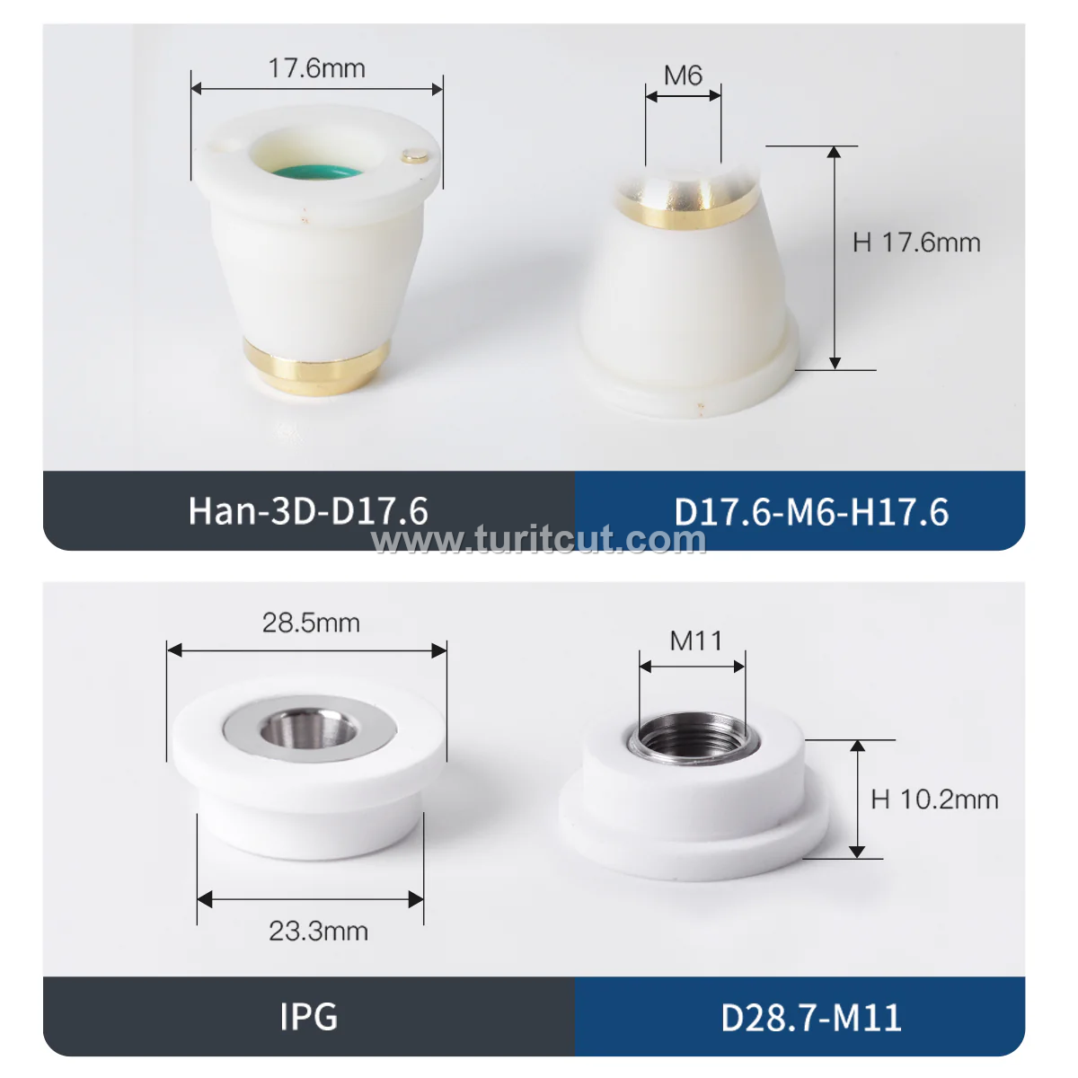 Laser Ceramic Ring IPG Highyag HAN-3D HG for Fiber Laser Head