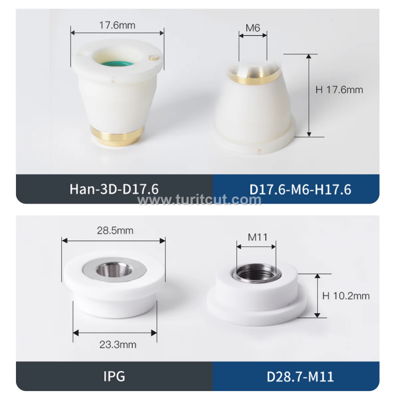 Laser Ceramic Ring IPG Highyag HAN-3D HG for Fiber Laser Head