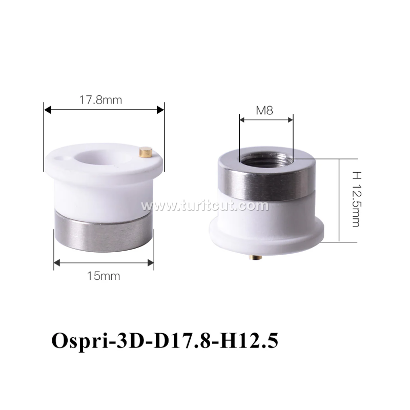 Laser Ceramic Ring OSPRI Dia.17.8mm 21.4/41mm Welding Nozzle Holder Part