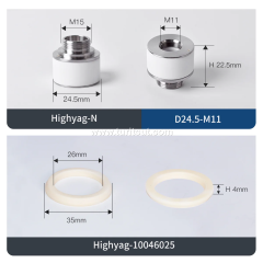 Laser Ceramic Ring IPG Highyag HAN-3D HG for Fiber Laser Head