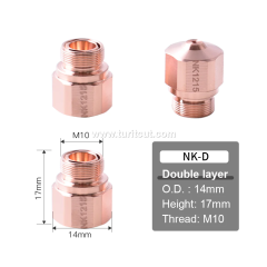 Bc Fiber Laser Nozzle HK/NK Laser Head Single Layer 1.0 1.5 2.0 3.0
