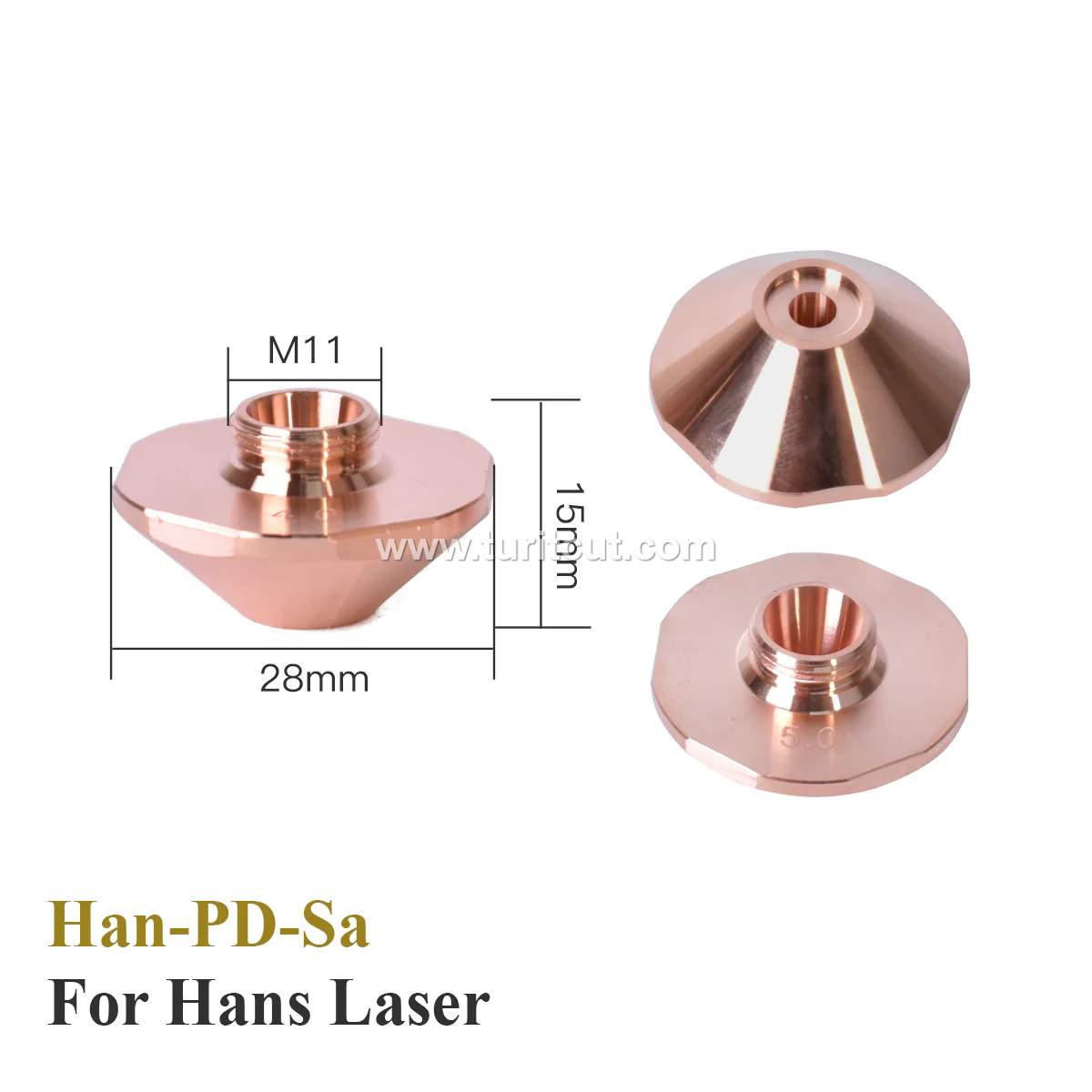 Han's Series Laser Nozzles for Laser Cutting Machine