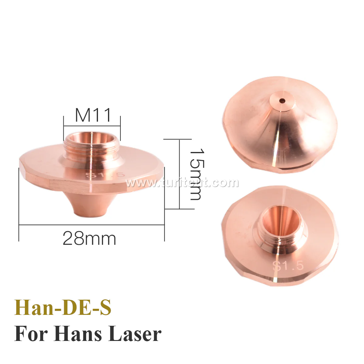 Han's Series Laser Nozzles for Laser Cutting Machine