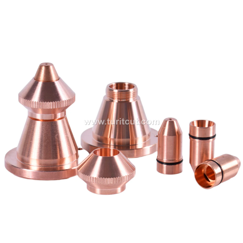 Laser Cutting Nozzles With Lid Base Bullet Jet For Fiber Laser Machine Head