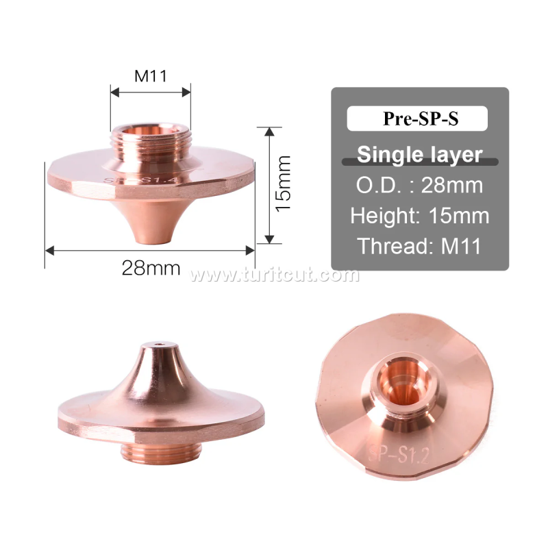 Precitec SP KTX Laser Nozzles for Laser Cutting Machine