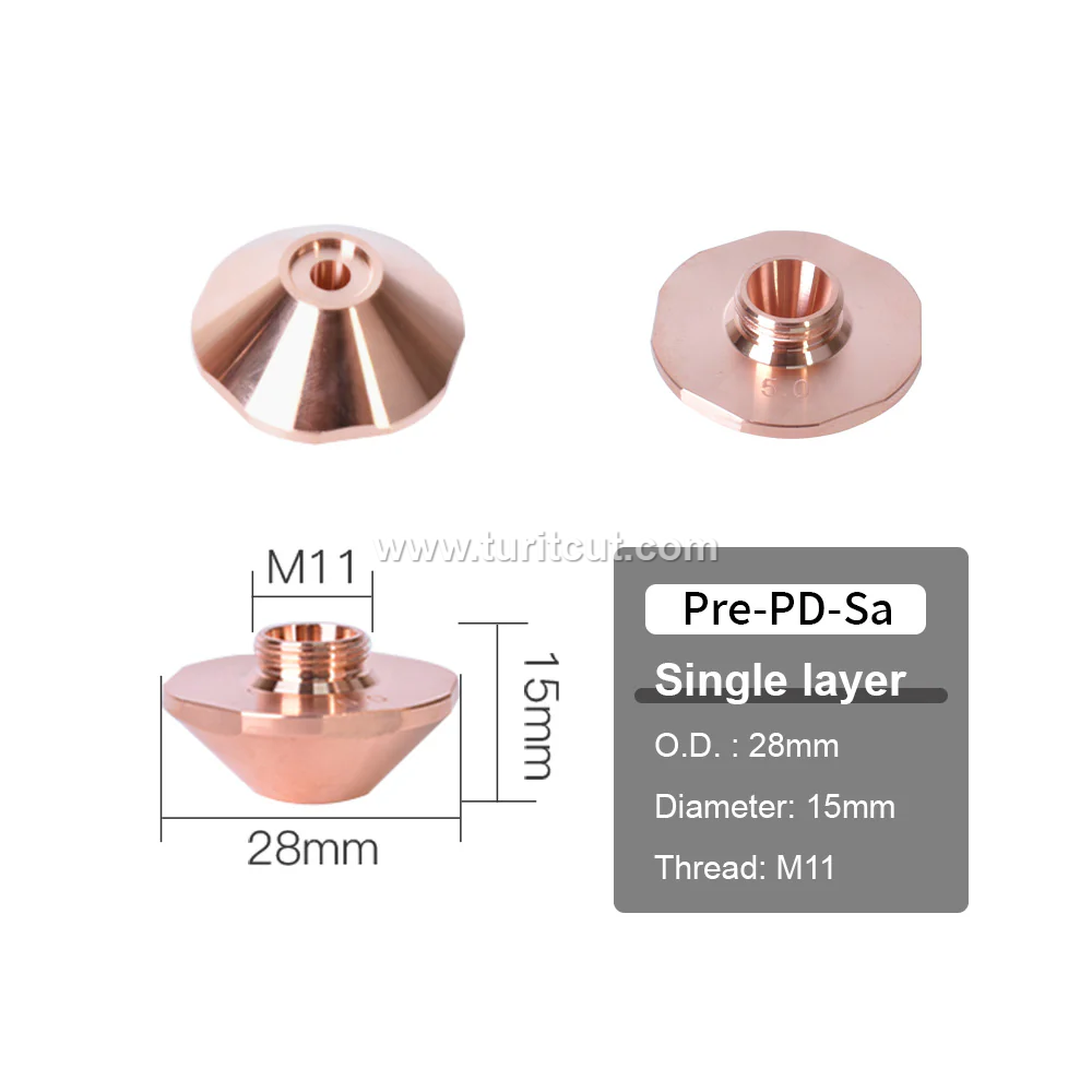 Precitec SP KTX Laser Nozzles for Laser Cutting Machine