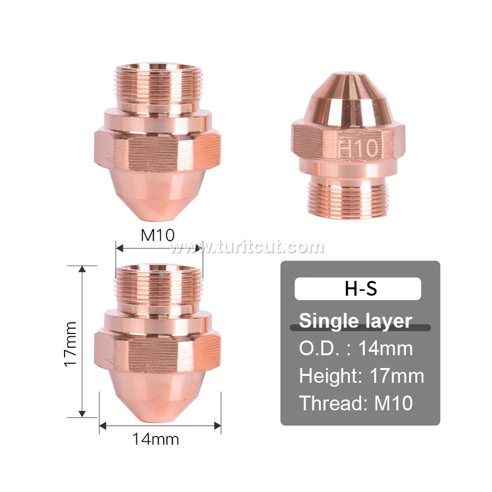 Bc Fiber Laser Nozzle HK/NK Laser Head Single Layer 1.0 1.5 2.0 3.0