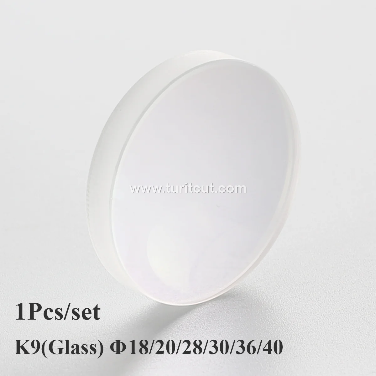 1PC Glass K9 Fiber Laser Focus Collimator Lens D30 Concave Convex