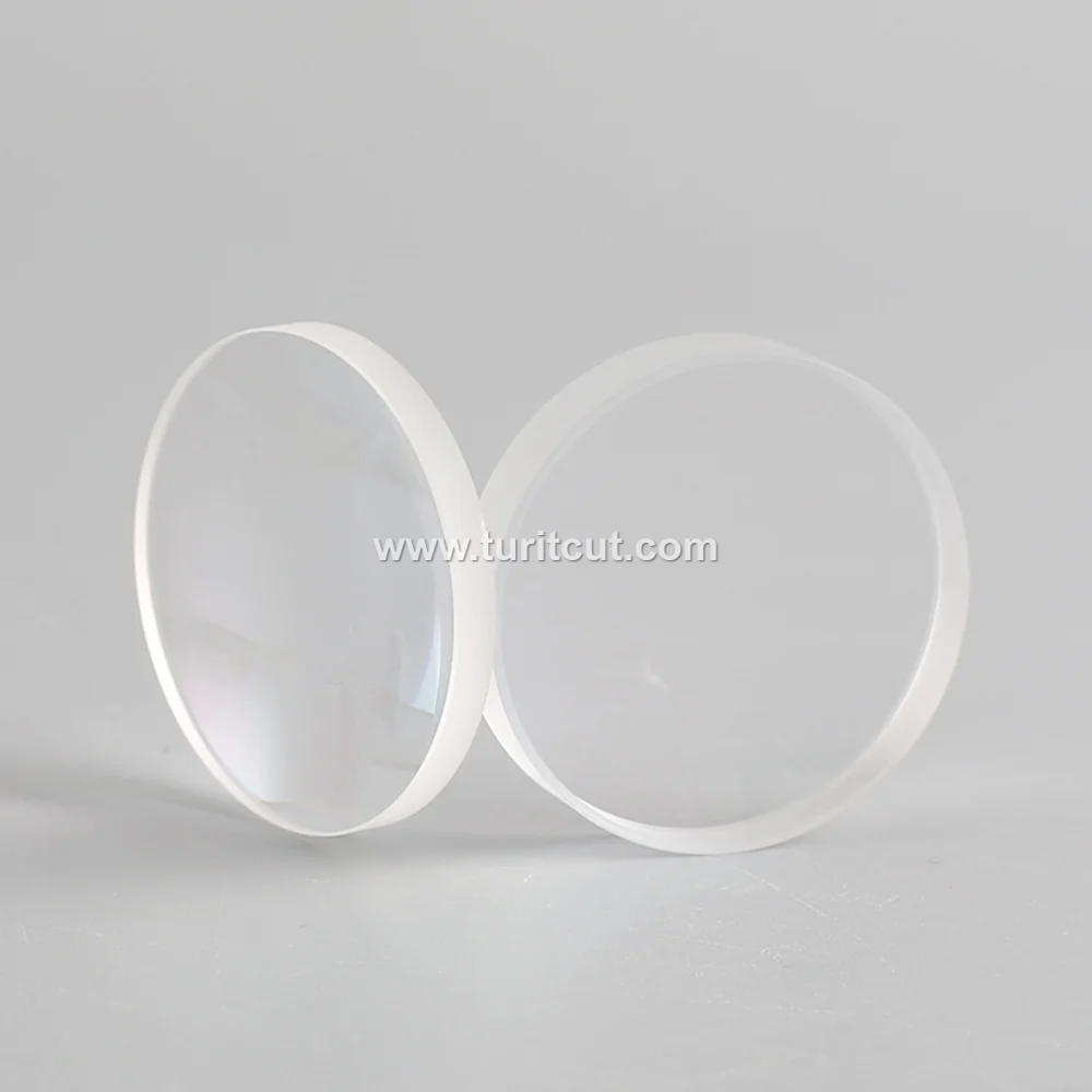 1PC Glass K9 Fiber Laser Focus Collimator Lens D30 Concave Convex