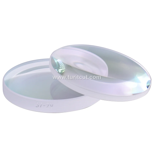 2PCS Laser Focus Collimating Lens D37 38.1mm F100 150 200 Fused Silica Lens