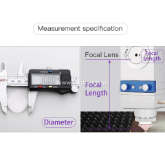 2PCS Laser Focusing Lens Fiber Laser Cutting Machine Collimating Lens D25 28 30mm