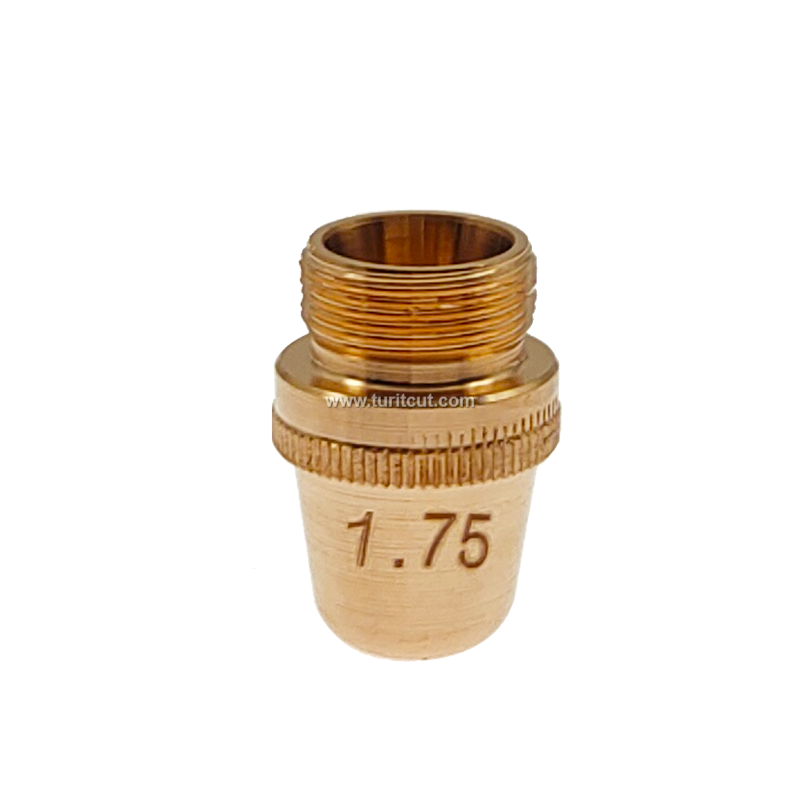 Single Layer Copper Plasma Nozzle 1.75mm Fiber Laser Consumables for Cutting for Laser Cutting Machine