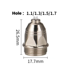 P80 Gas Cutting Nozzle Specification P80 Plasma Cutting Torch Plasma Nozzle
