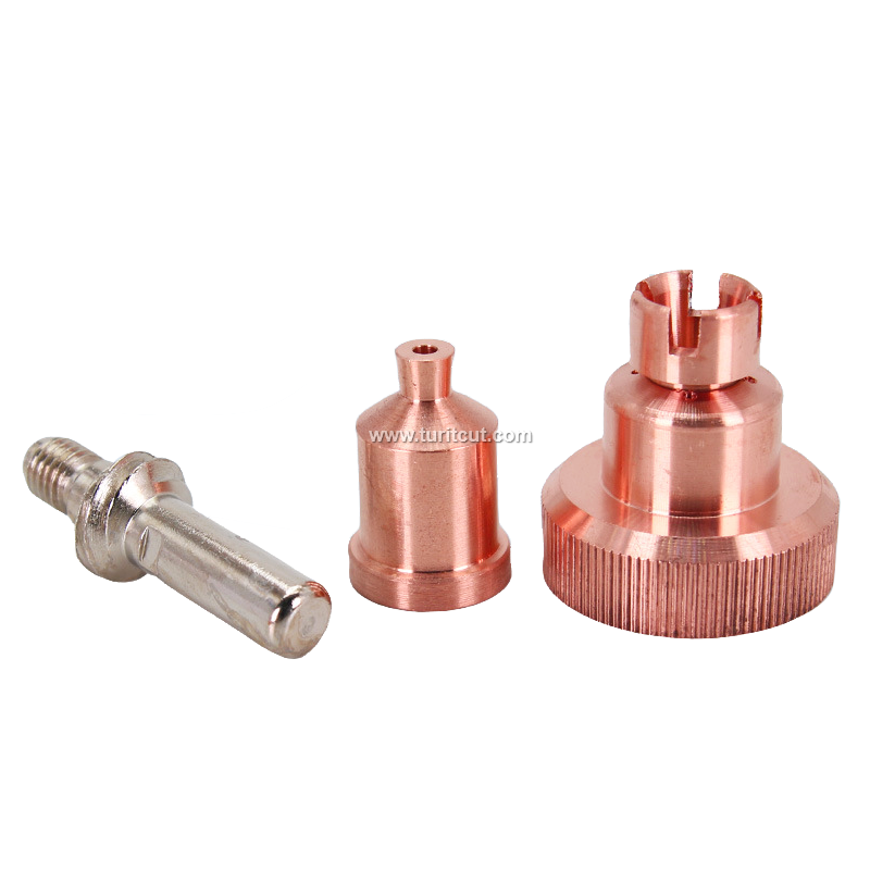 LC105 W03X0893 Plasma Cutting Electrode Nozzle Shield Swirl Ring and Retaining Cap Torch Parts