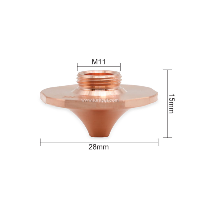 DaZu SP Laser Nozzles a Type Plum Blossom Edge Single Layer Dia.28mm H15 Caliber 1.6mm&1.8mm for Hans Laser