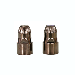 Black Color P80 Air Plasma Nozzle Electrode Black Gold Coated 1.1 1.3 1.5 1.7mm Tips Set Plasma Consumables