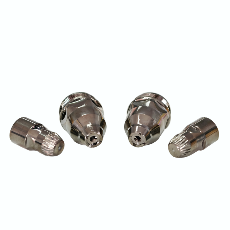 Black Color P80 Air Plasma Nozzle Electrode Black Gold Coated 1.1 1.3 1.5 1.7mm Tips Set Plasma Consumables