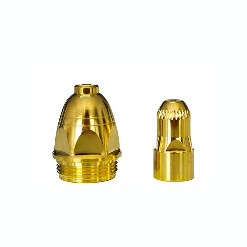 P80 Air Plasma Nozzles TIPS Plasma Cutter Torch Consumables High Quality P80 Gold Electrode Nozzle