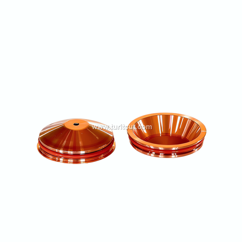 Kjellberg Plasma Cutting Consumables Swirl Gas Cap Z4020 Z4022 Chromium-Zirconium Copper