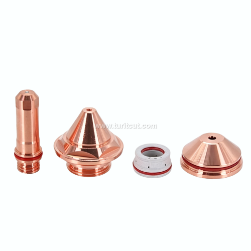 AJAN Plasma Cutting Consumables Electrode Nozzle Shield Cap Swirl Ring Full Set