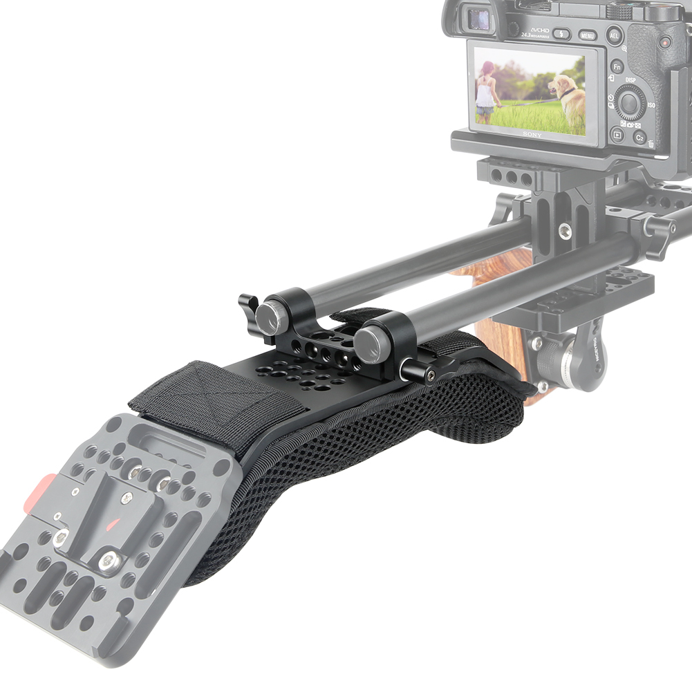 Niceyrig Universal Shoulder Pad with 15mm RailBlock