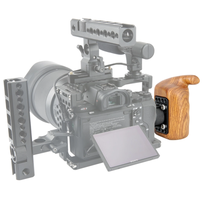 Niceyrig Right Side Wooden Grip with Arri Rosette （Right）