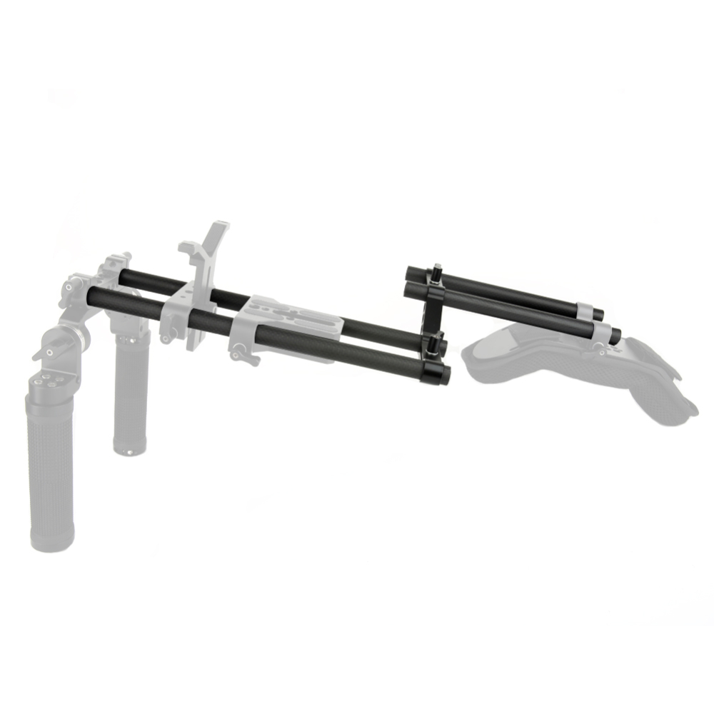 NICEYRIG 15mm Carbon Fiber Rods 12inch (30cm )Length for Rod Support System DSLR Shoulder Rig