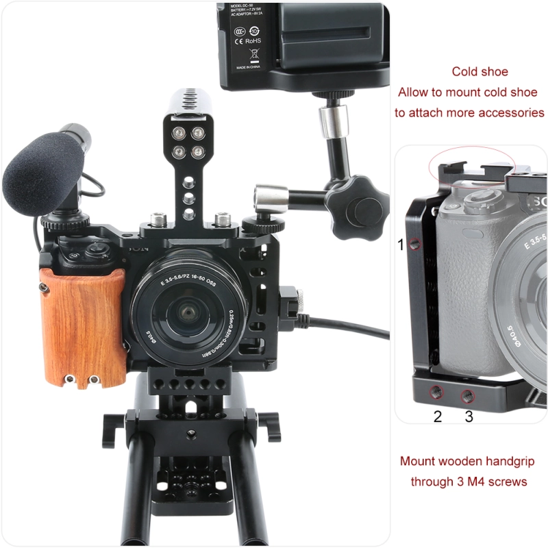 Niceyrig  A6400 A6500 Cage for Sony camera