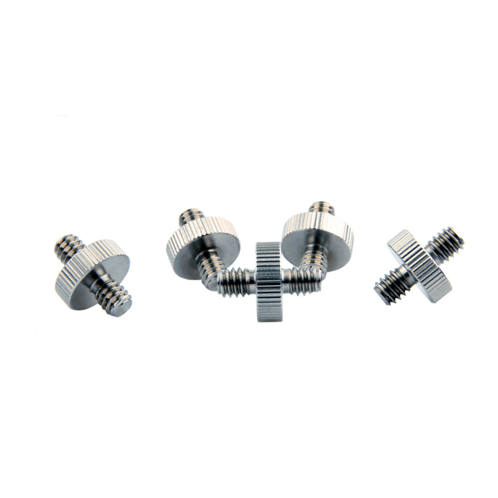 NICEYRIG Standard 1/4"-20 Male to 1/4"-20 Male tripod mount screw Threaded Screw Adapter for Camera/ Tripod/ Monopod/ Ballhead/ Light Stand