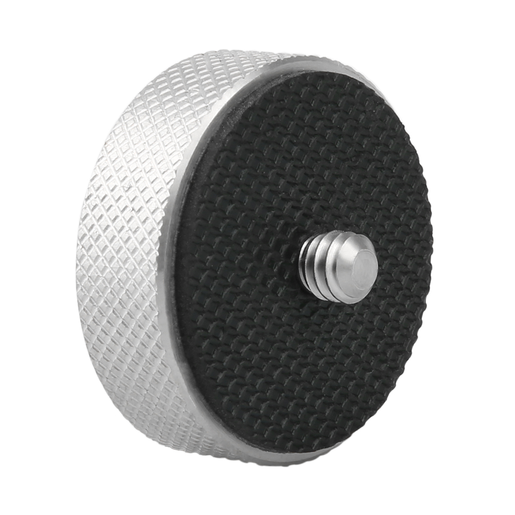 NICEYRIG Hand Thread Microphone Screw Adapter, 1/4 Inch Male to 3/8 Inch Female