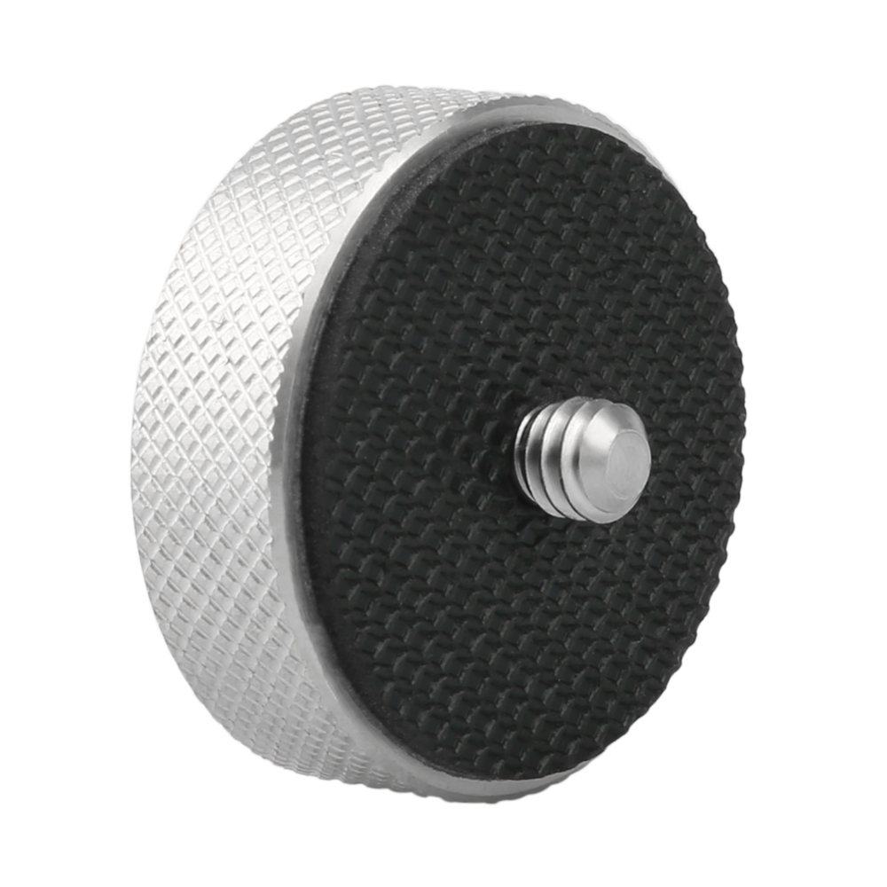NICEYRIG Hand Thread Microphone Screw Adapter, 1/4 Inch Male to 3/8 Inch Female