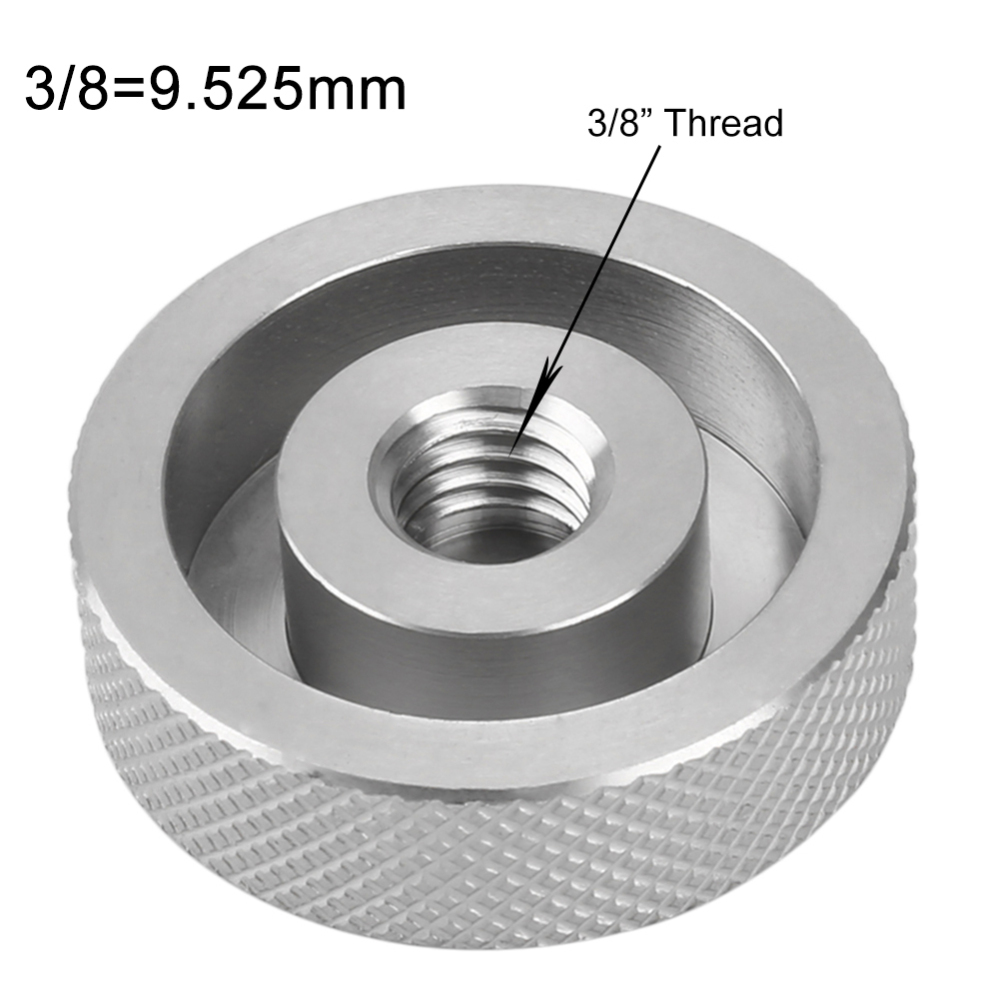 NICEYRIG Hand Thread Microphone Screw Adapter, 1/4 Inch Male to 3/8 Inch Female