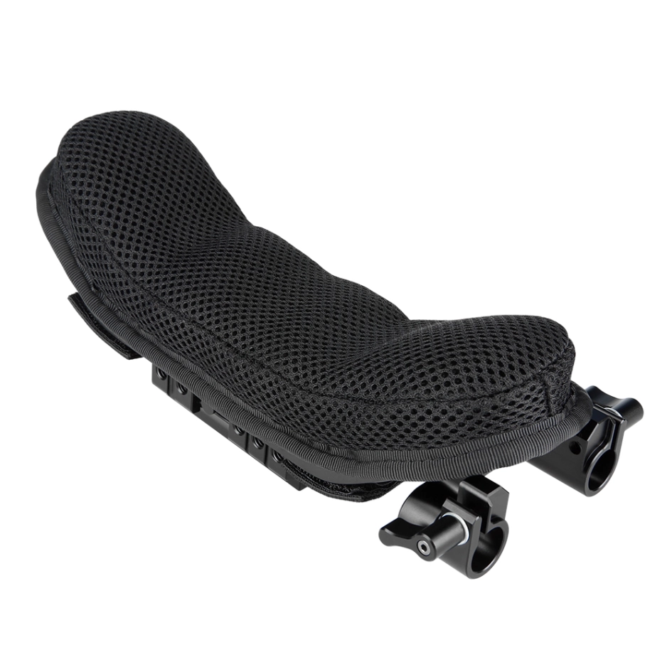NICEYRIG DSLR Shoulder Pad With 15mm Rod Clamp - Shoulder Rig Mount For Video Camcorders & Cameras