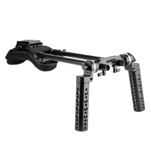 NICEYRIG Multipurpose Camera Base Plate with Rod Rail Clamp for DSLR ...