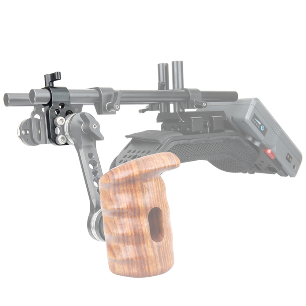 NICEYRIG Mini Cheese Plate with 15mm Rod Clamp and 1/4” 3/8” Thread