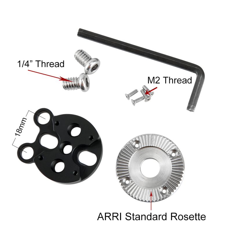 NICEYRIG ARRI Style Rosette Mount Adapter