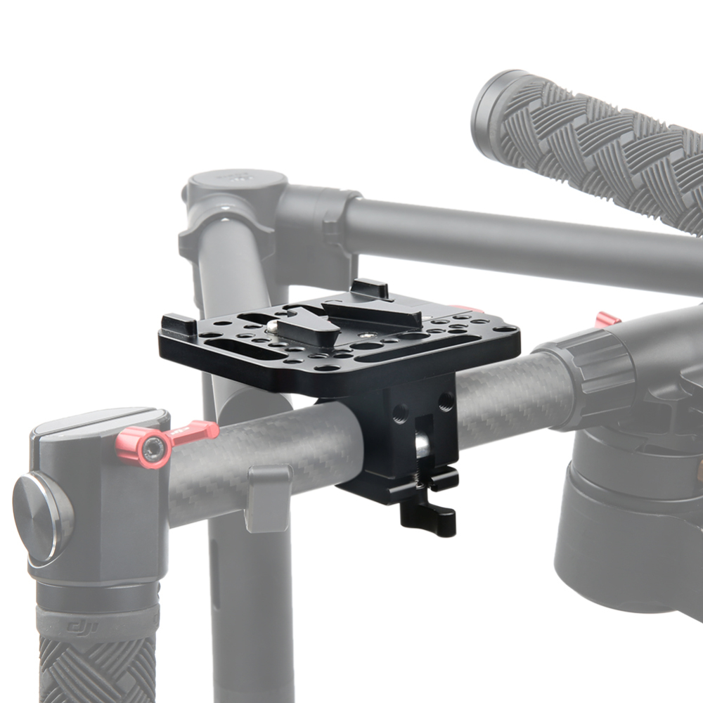 NICEYRIG 25mm Rod Clamp with Quick Release V Lock Assembly Plate
