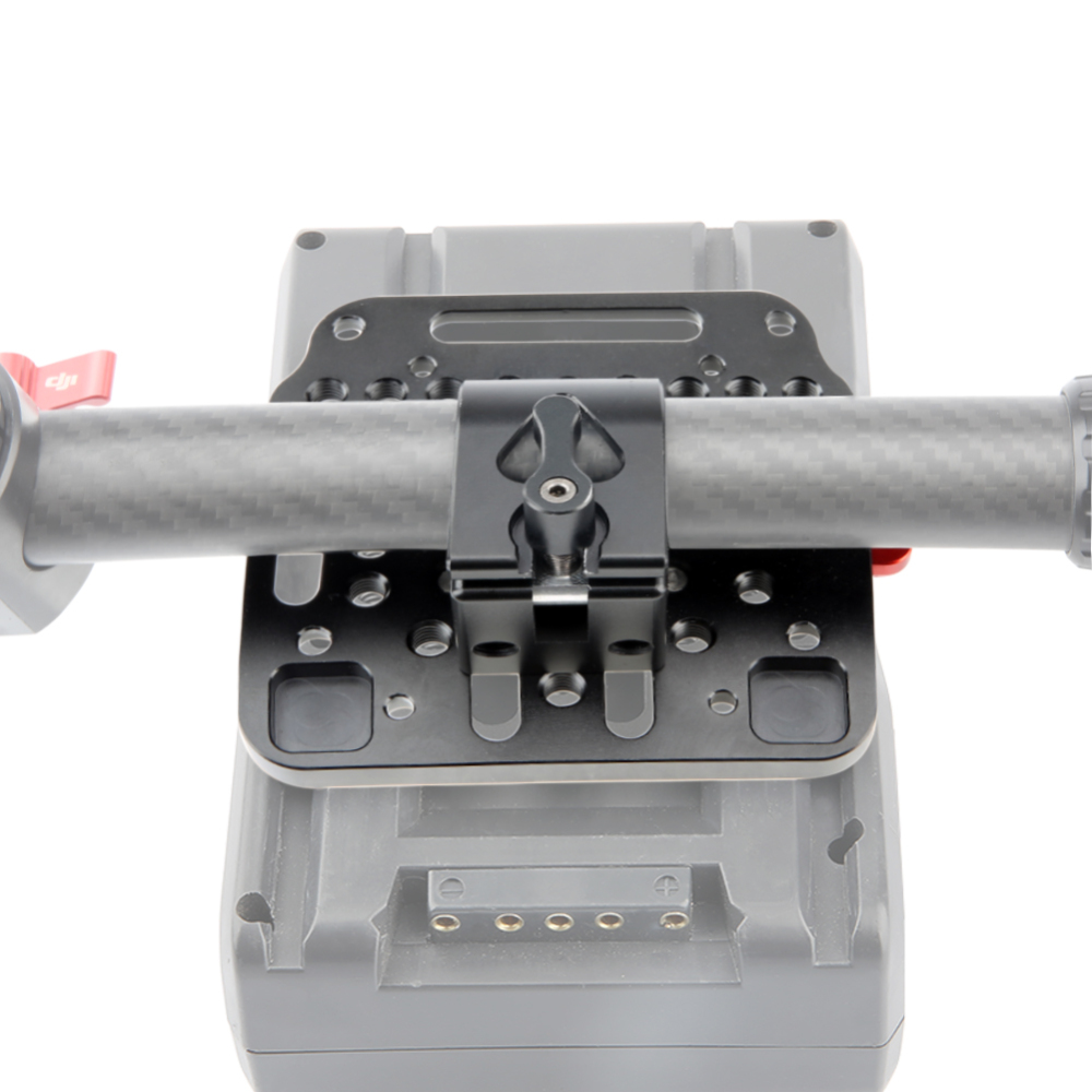 NICEYRIG 25mm Rod Clamp with Quick Release V Lock Assembly Plate