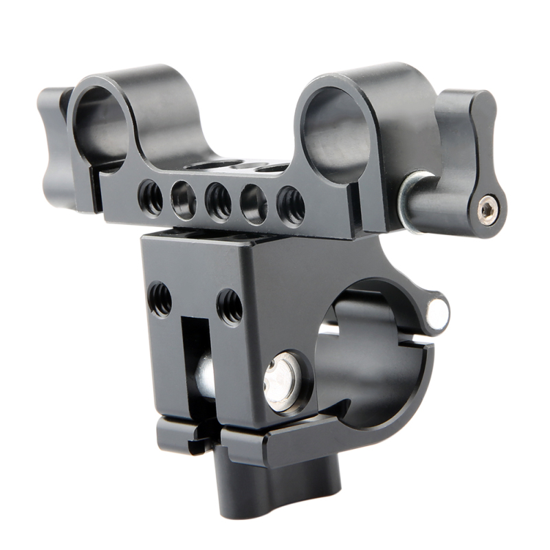 NICEYRIG 25mm Rod Clamp with 15mm Rod Clamp and 1/4”-20 Thread