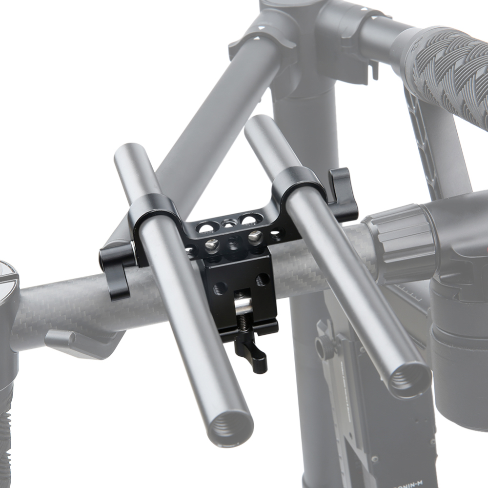 NICEYRIG 25mm Rod Clamp with 15mm Rod Clamp and 1/4”-20 Thread