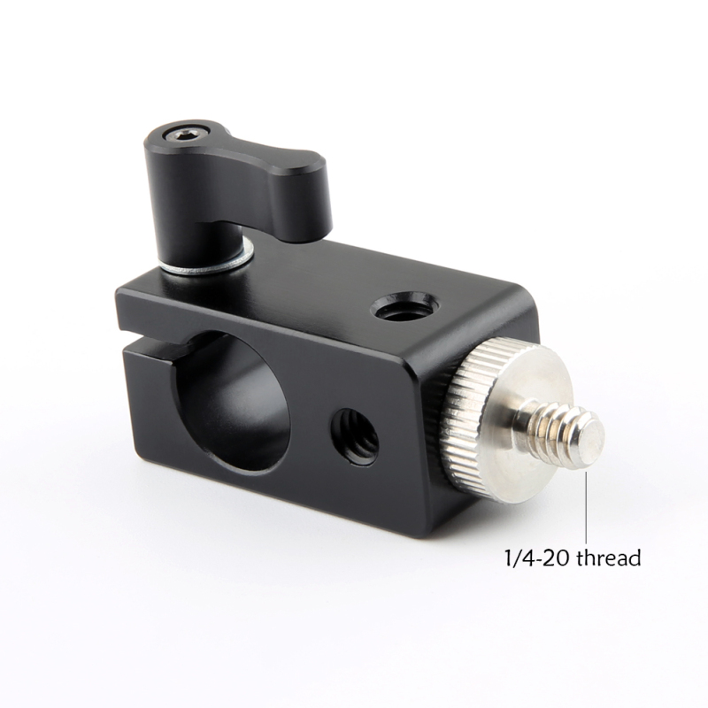 NICEYRIG Single Rod Clamp 15mm Rail Connector Adapter