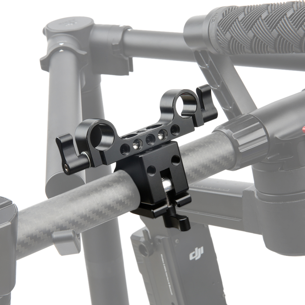 NICEYRIG 25mm Rod Clamp with 15mm Rod Clamp and 1/4”-20 Thread