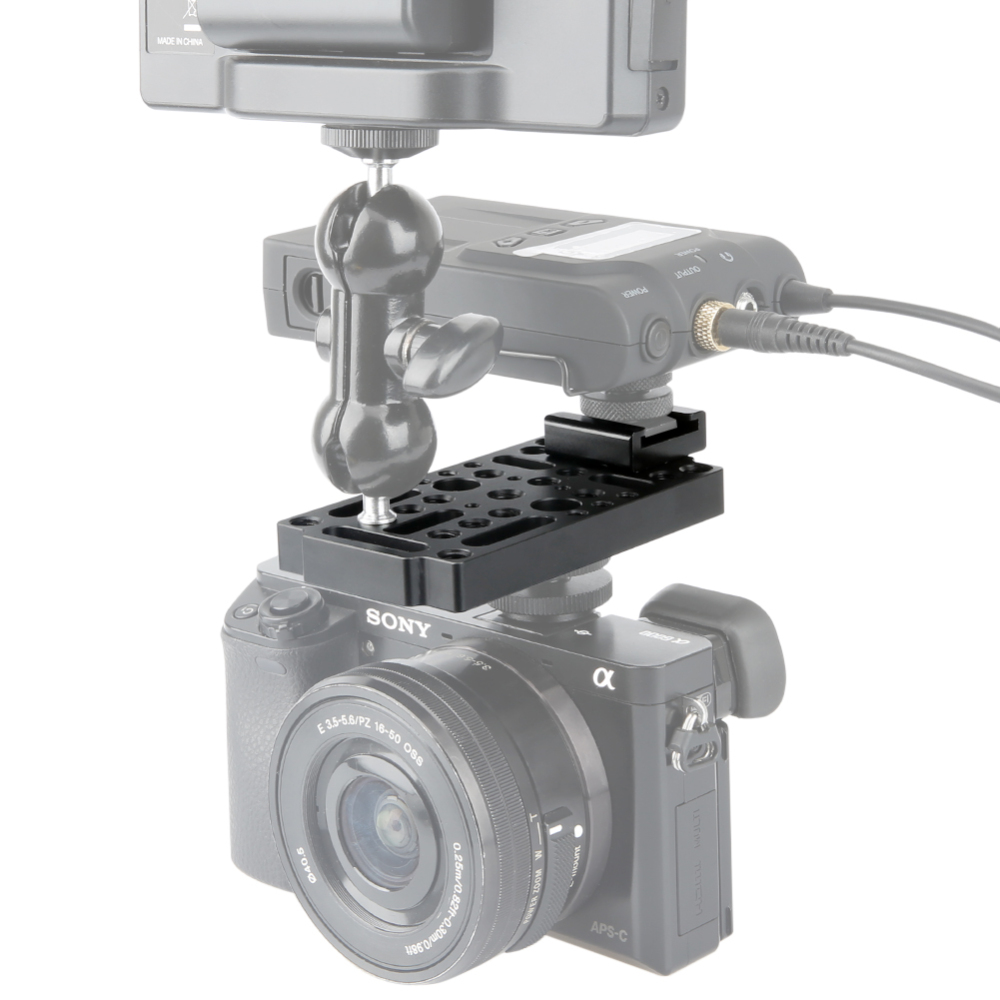NICEYRIG Switching Cheese Easy Plate Kit with Cold Shoe Mount