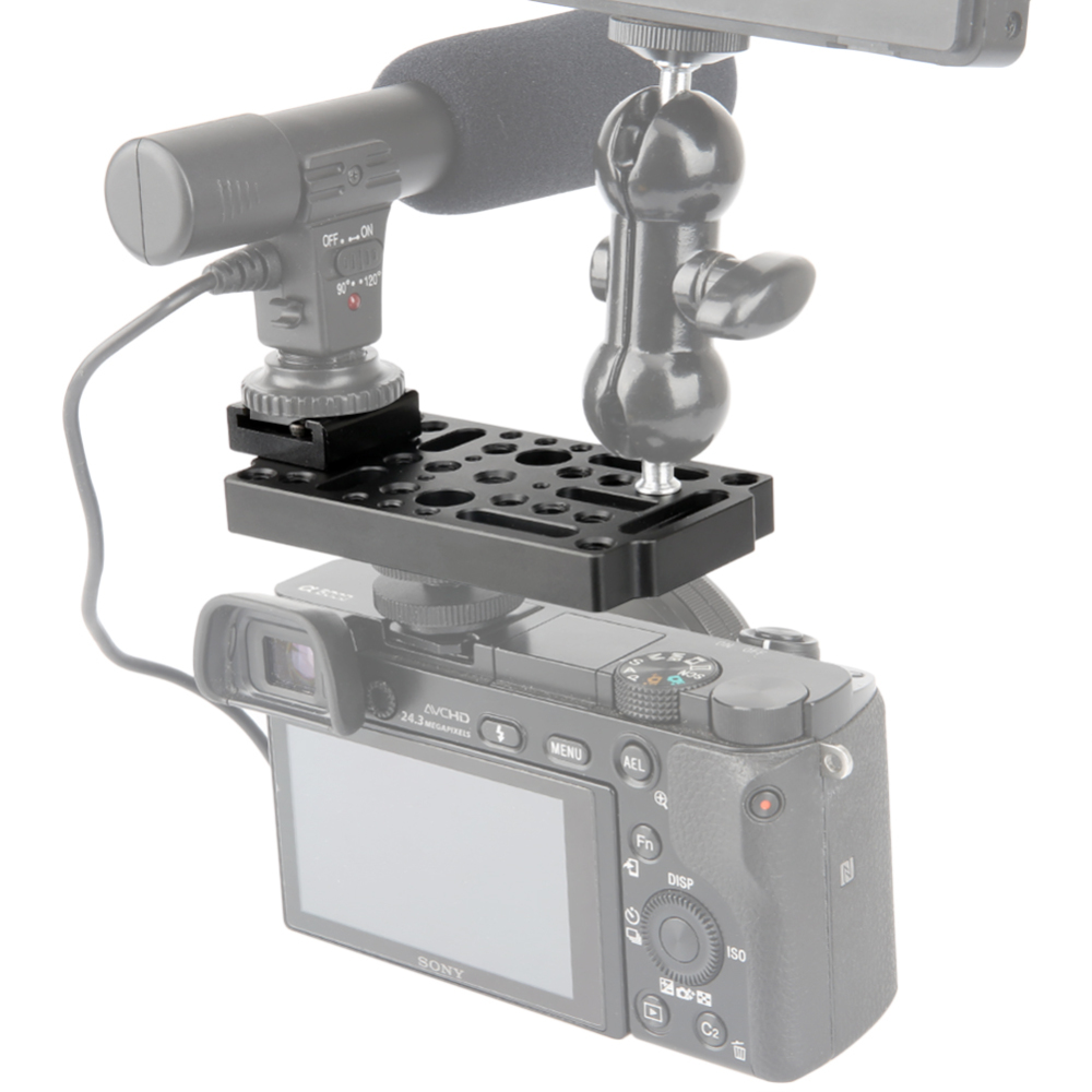 NICEYRIG Switching Cheese Easy Plate Kit with Cold Shoe Mount