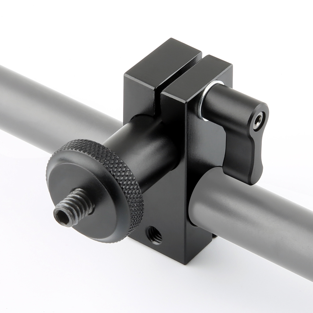 NICEYRIG 15mm Rail Block Rod Clamp Mount 90 Degree Angle